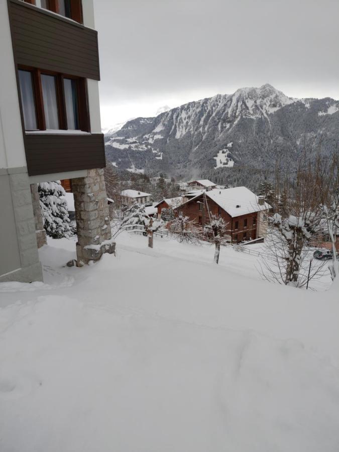 Studio Au Calme, Vue Imprenable Sur La Vallee Leysin Exterior photo